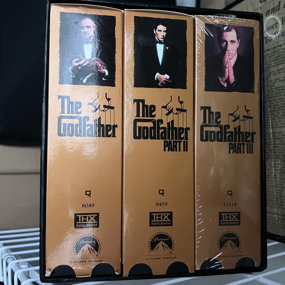 Godfather VHS trilogy